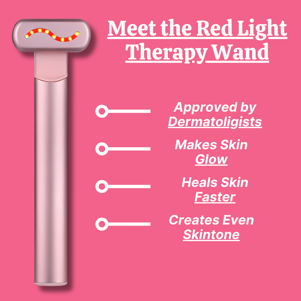 Red Light Wand - Glow Restoring Therapy